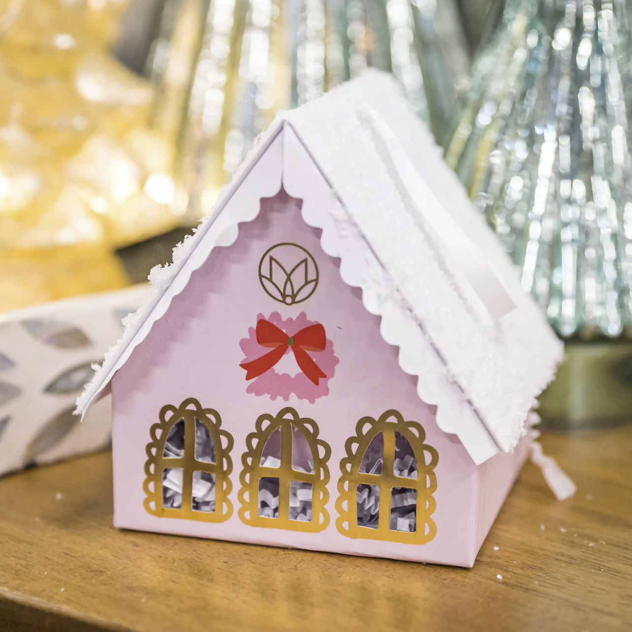 Pink Holiday Village Balm