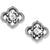 Brighton Jewelry Toledo Post Earrings. Complementing the Toledo Collection, these elegantly shaped earrings, each embellished by a singular Swarovski crystal, are inspired by the arabesque shapes of Spanish architecture.