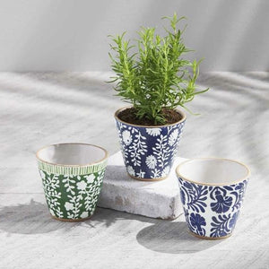 Indigo Collection Small Pots