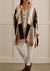 Neutrals Colorblock Poncho