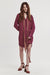 Avery Shirt Dress - Purple Wine