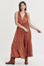 Esther Dress Orange Wood