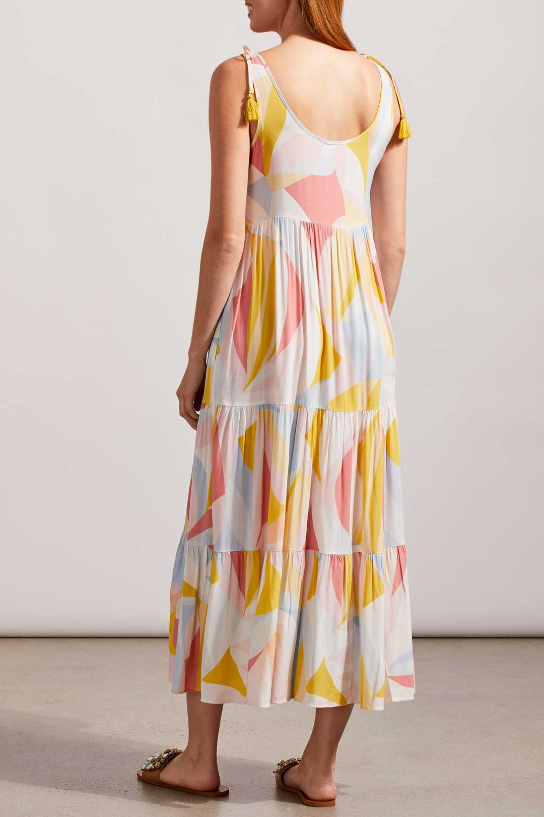 Yellovango Maxi Tiered Dress