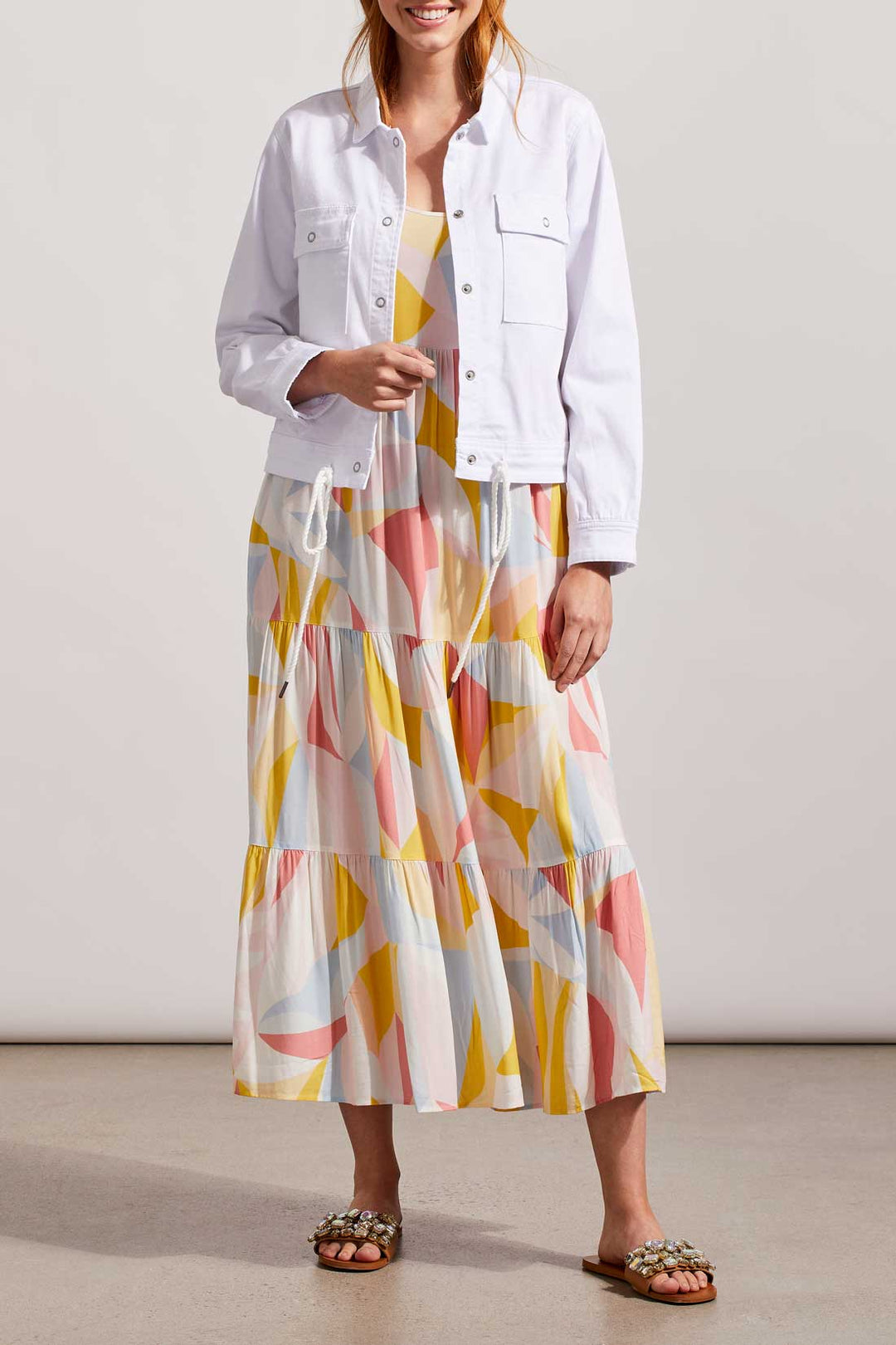 Yellovango Maxi Tiered Dress