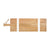 Perfect for your charcuterie, serve it in style with this Paddle Style Long Wood Serving Board.  Long white-washed and natural mango wood paddle board. 26" x 8"